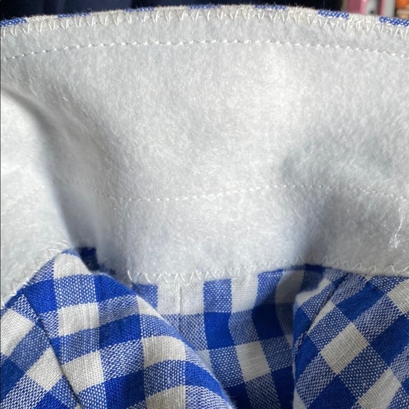 J.Crew Campbell Linen Blend Blue Gingham Check Preppy Academia Office Blazer 2 - Picture 16 of 16